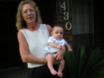 Grandma Suzi with Baby Julian 2007