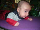 Baby Julian, Learning to Crawl
