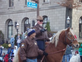 Pappy Riding in the Posse Parade