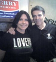 amy charron with rick perry