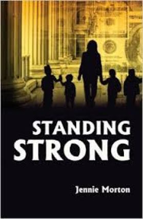 STANDING STRONG.JENNIE MORTONS BOOK COVER