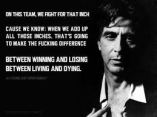 WORD WALL.AL PACINO.FIGHT FOR THAT INCH